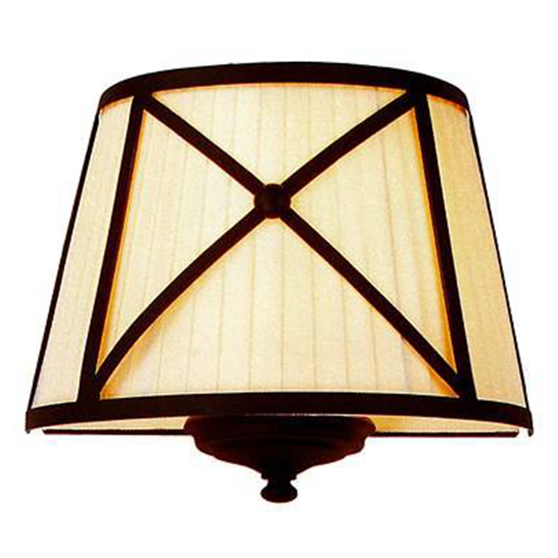  Provence Lampshade Light Brown Wall Lamp     | Loft Concept 