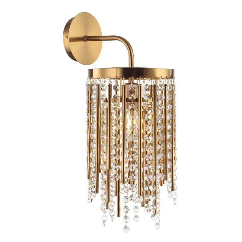  Crystal Wind Chimes Bronze Wall Lamp     | Loft Concept 