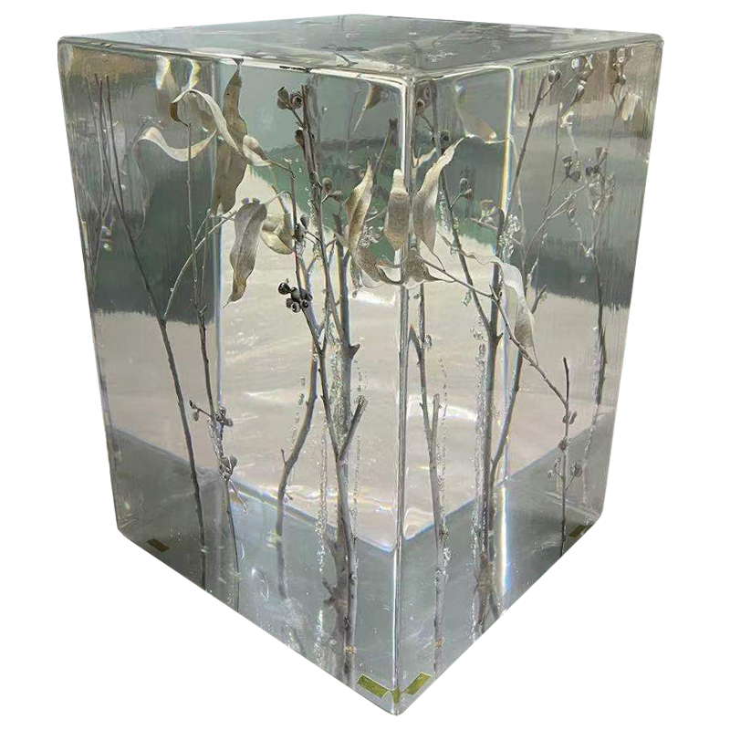     Clear Crystal Display Pedestal with Branches II    | Loft Concept 