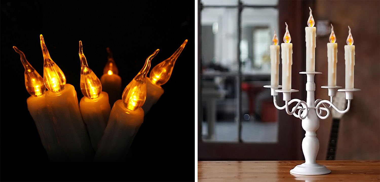 Набор из 6-ти свечей LED Candles Simulated Fire - фото