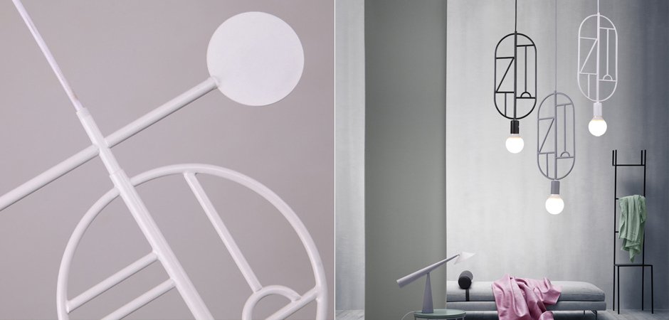 Подвесной светильник Suspension modern design with LED colorful shapes Подвесной светильник Suspension modern design with LED colorful shapes - Loft-Concept в Москве