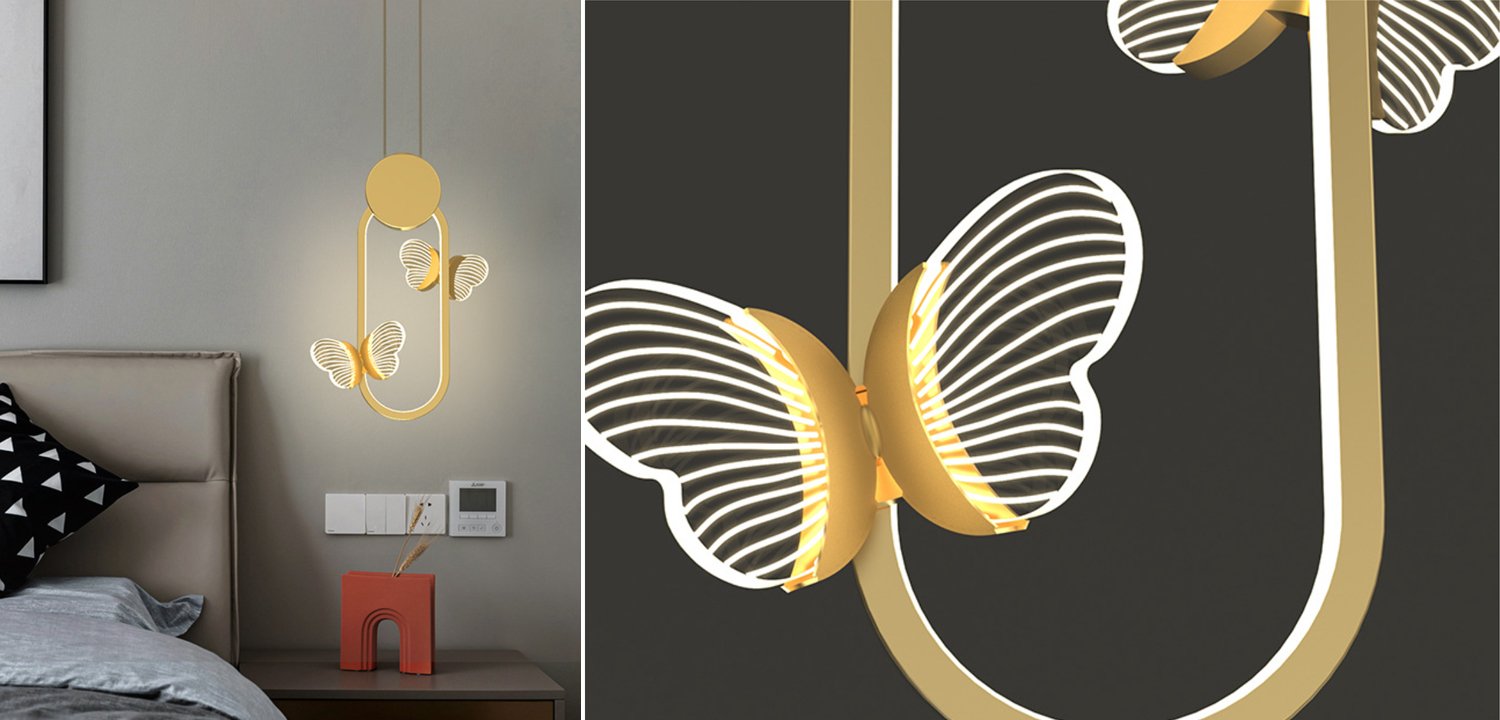 Светильник Butterfly Gold Oval - фото