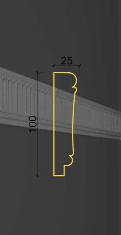 Молдинг с орнаментом MO-25 в Москве