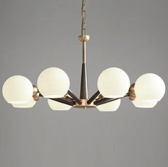  Thalia chandelier White glass      | Loft Concept 