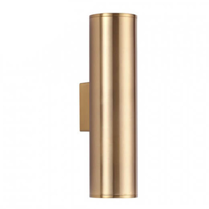  Derk Trumpet tube Wall lamp Gold    | Loft Concept 