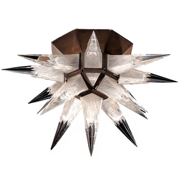 CHARLES J. WEINSTEIN Starburst Rare ceiling light     (Transparent)   | Loft Concept 