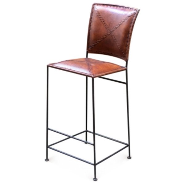   Loft Bar stool leather brown      | Loft Concept 