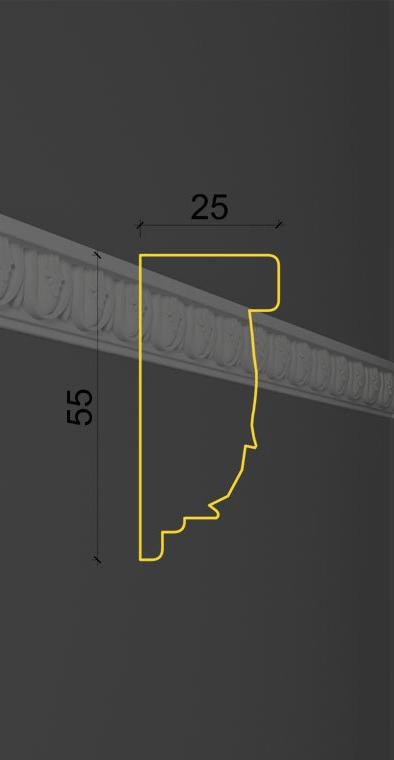 Молдинг с орнаментом MO-14 в Москве