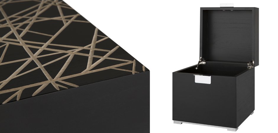 Сундук Silver Buckle Cube Сундук Silver Buckle Cube - Loft-Concept в Москве