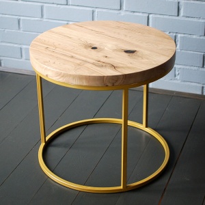 Кофейный стол Beck Industrial Metal Rust Coffee Table