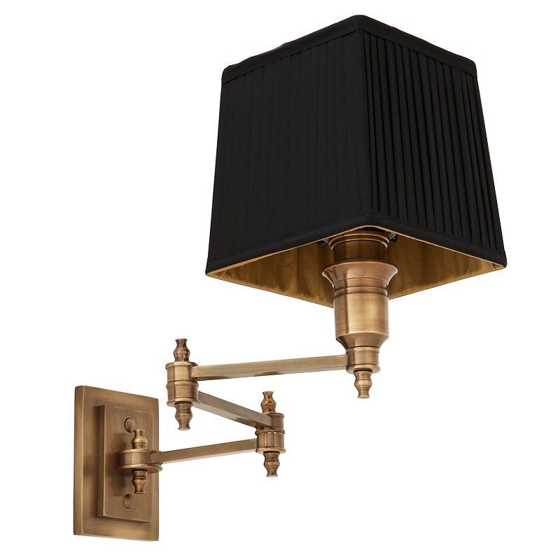  Wall Lamp Lexington Swing Brass+Black       | Loft Concept 
