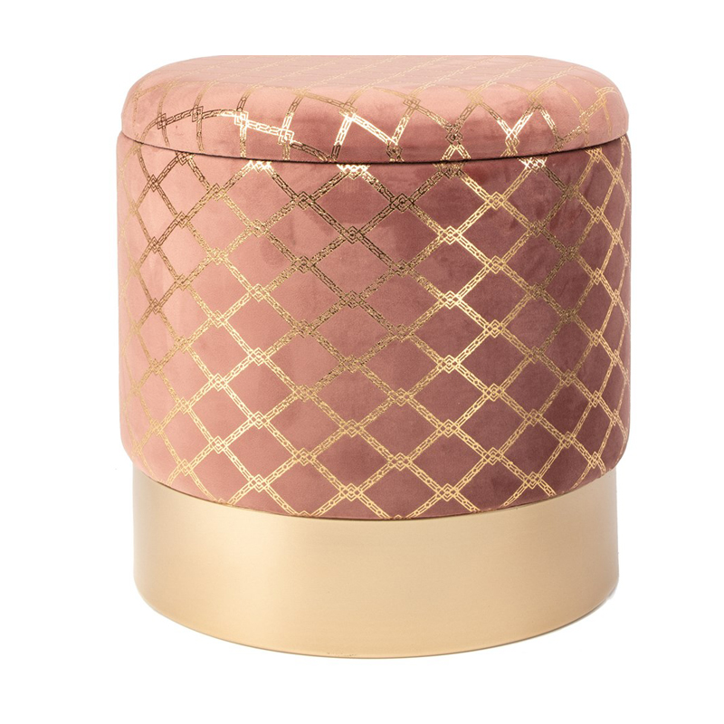  PUF Upholstery Gold Mesh   (Rose)    | Loft Concept 
