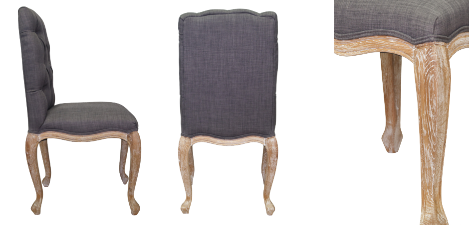 Стул French chairs Provence Norman Grey Chair - фото