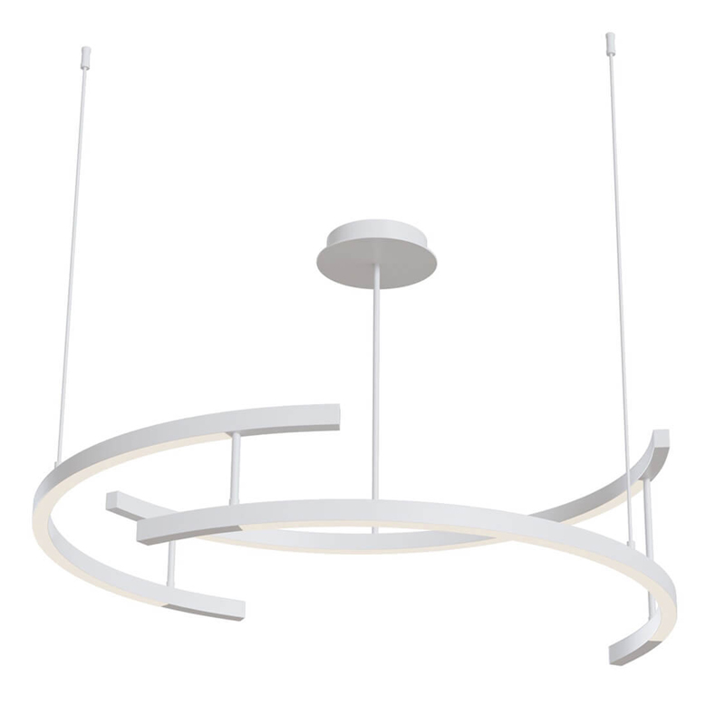  Smeragde Light Chandelier white arcs    | Loft Concept 