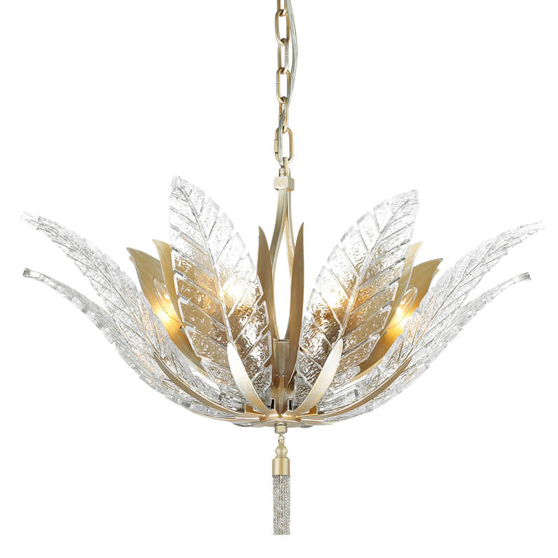  Glass Petals Chandelier 75   (Transparent)   | Loft Concept 