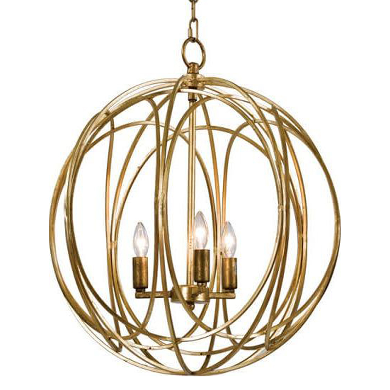 Люстра Golden Sphere Chandelier Золотой в Москве | Loft Concept 