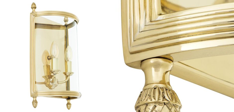 Бра Wall Lamp Lennon M Brass - Loft-Concept в Москве