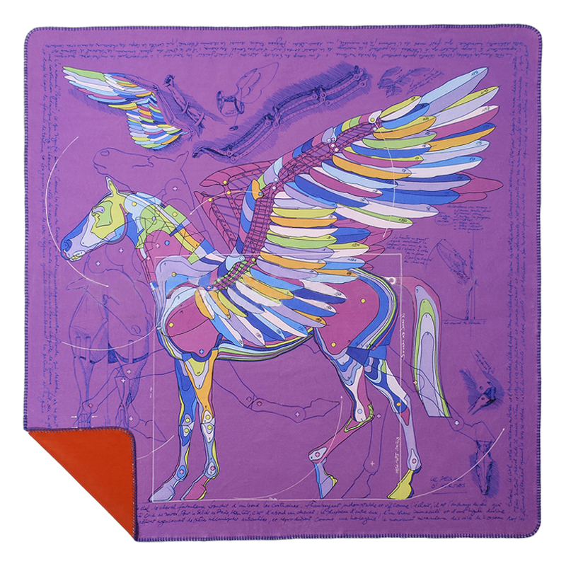  Hermes Pegasus Purple Plaid     | Loft Concept 