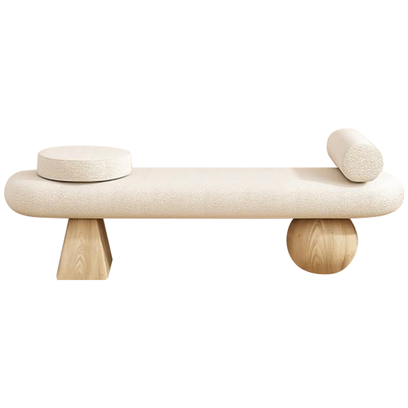  Hollie Wooden Forms Bench     | Loft Concept 