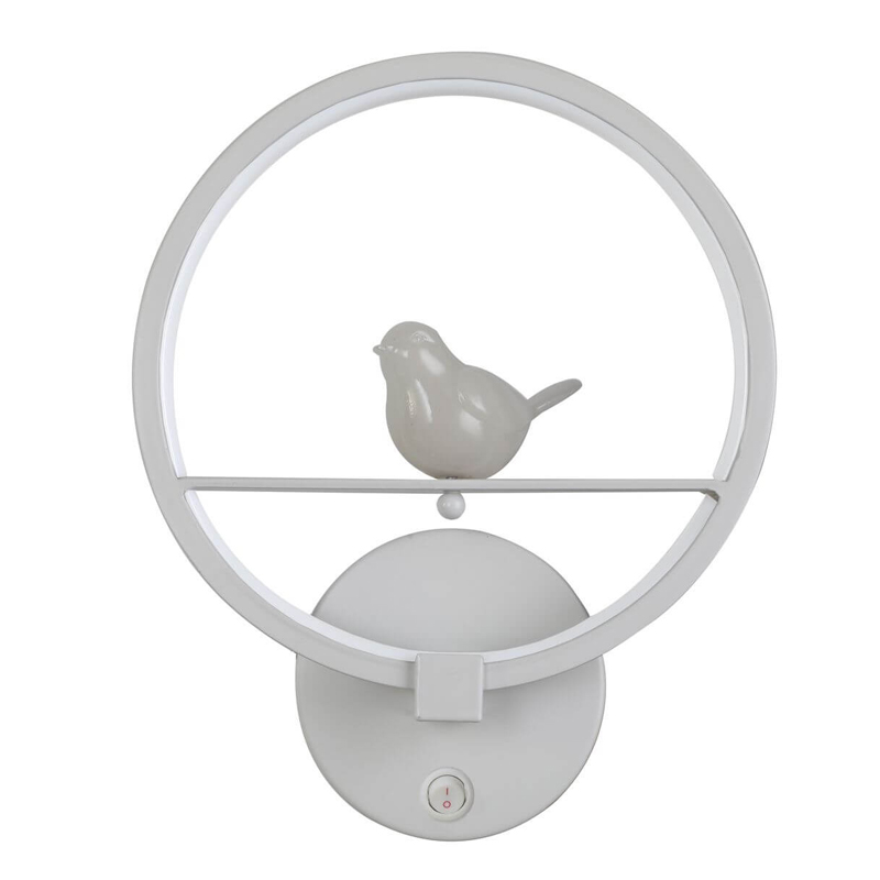  Bird Ring Sconce white    | Loft Concept 