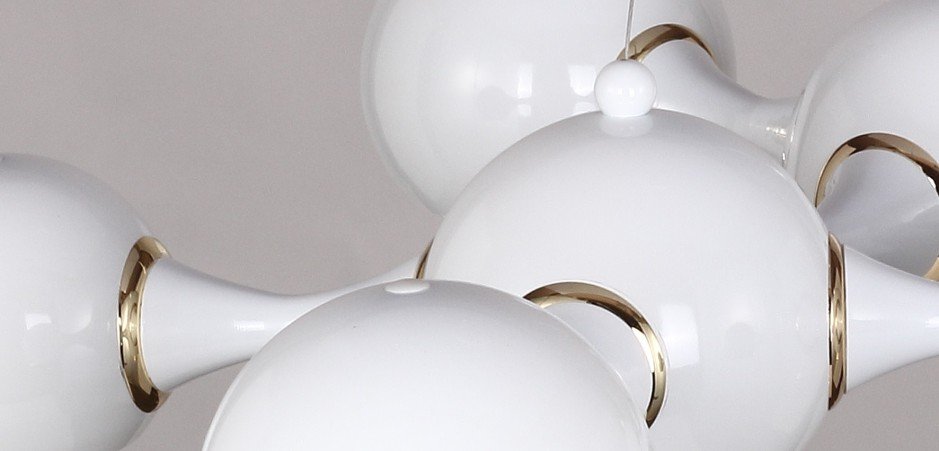 Люстра Chemical Light Chandelier 9 White - Loft-Concept в Москве