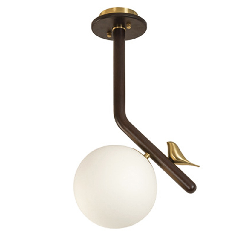     Bird Wood Ring Ceiling Lamp        | Loft Concept 