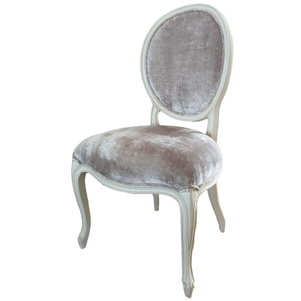 

Стул в стиле прованс велюр Sylvie French Seating Chair