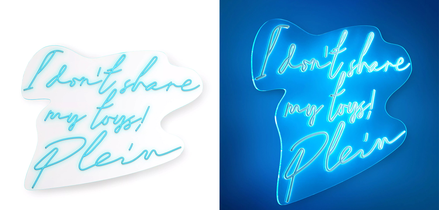 Неоновая настенная лампа Philipp Plein Neon I Don