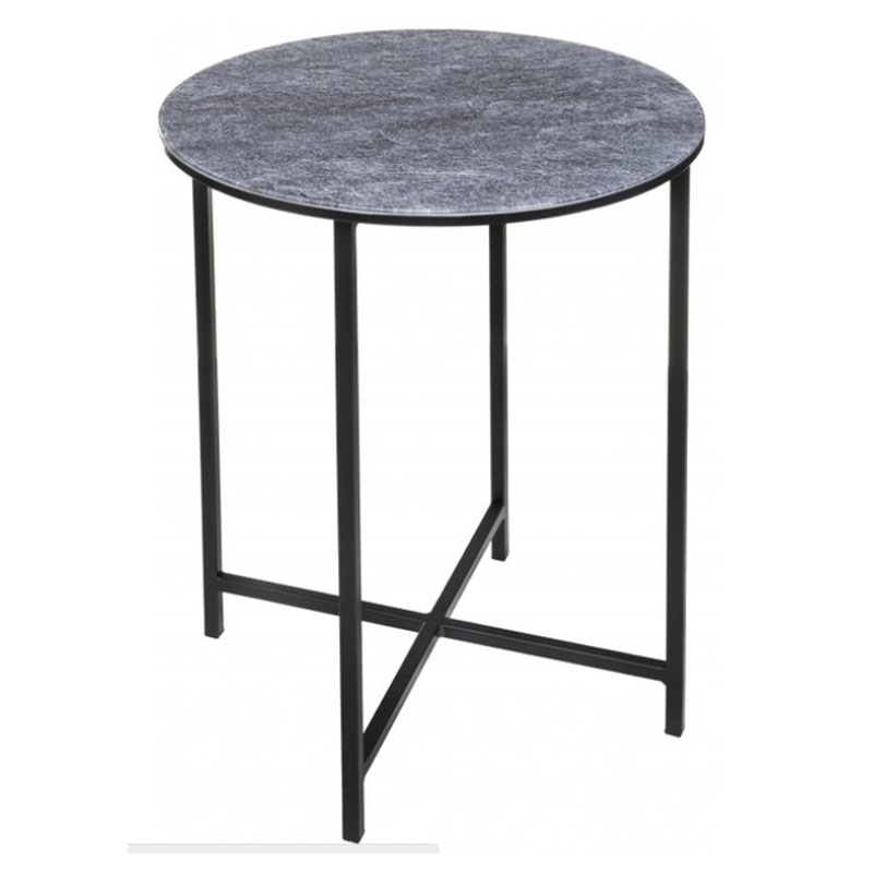   Zermatt Side Table round gray  (Gray)   | Loft Concept 