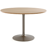 Круглый обеденный стол на одной ножке Remo Round Dining Table варинант исполнения - 1 | Loft Concept в Москве
