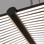 Люстра в виде распахнутых крыльев из тонких металлических планок Flight of Freedom варинант исполнения - 11 | Loft Concept в Москве