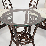 Комплект уличной мебели из ротанга Serenity Dark Brown варинант исполнения - 4 | Loft Concept в Москве