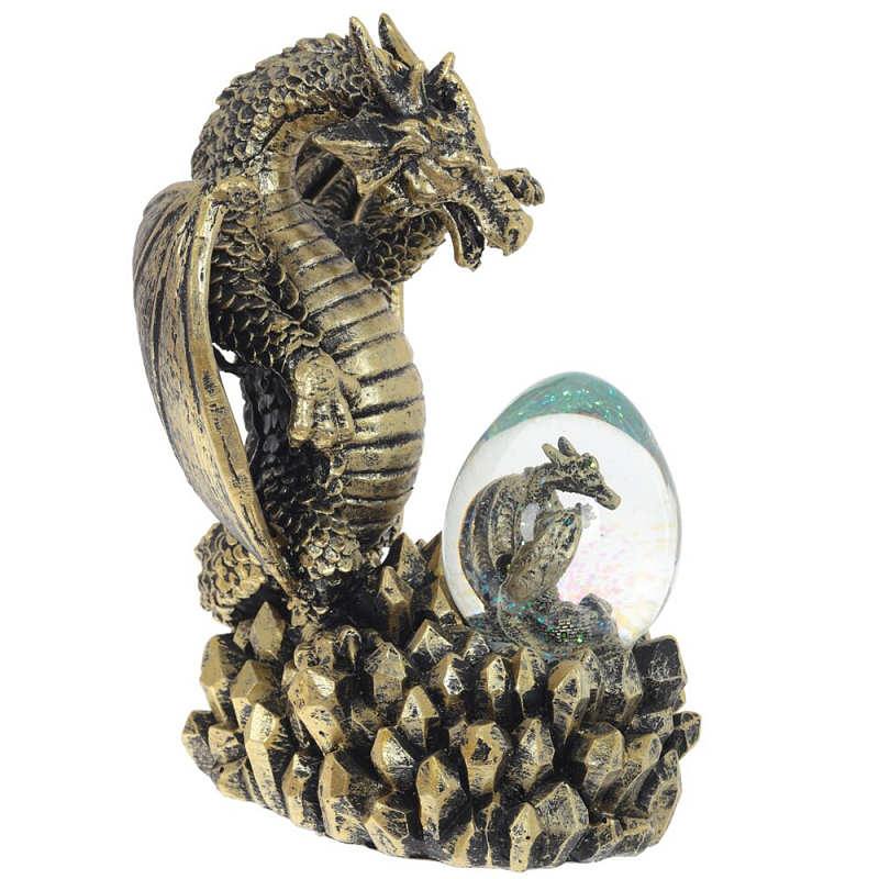      Dragon and Glass Egg Gold Black       | Loft Concept 