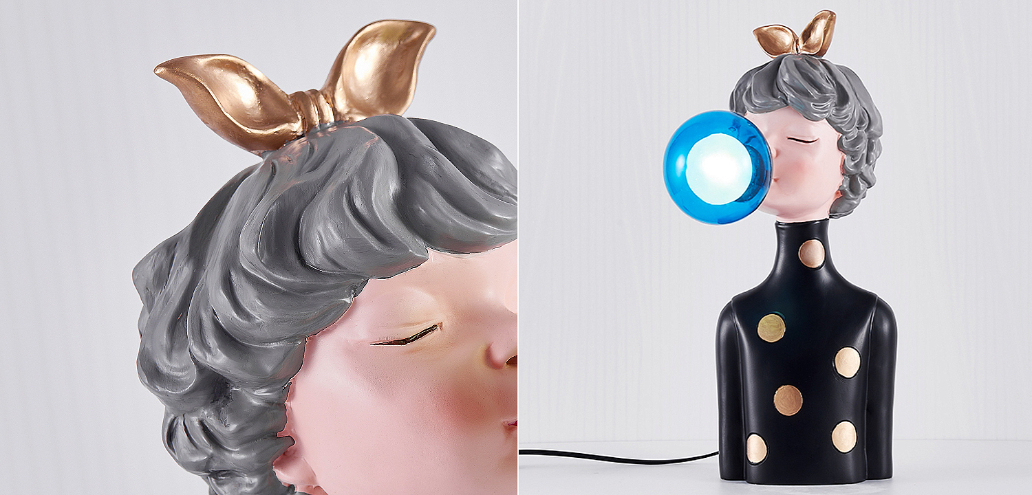 Настольная лампа Bubble Gum Table Lamp blue Настольная лампа Bubble Gum Table Lamp blue - Loft-Concept в Москве