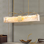 Люстра прямоугольная из фактурного стекла Chandelier Beam варинант исполнения - 6 | Loft Concept в Москве