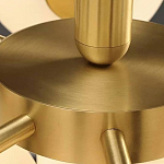 Люстра круглая со стеклянными сферами Maleficent варинант исполнения - 2 | Loft Concept в Москве