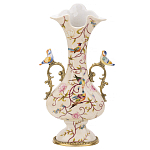 Ваза из фарфора с бронзовыми вставками Eden Garden варинант исполнения - 1 | Loft Concept в Москве