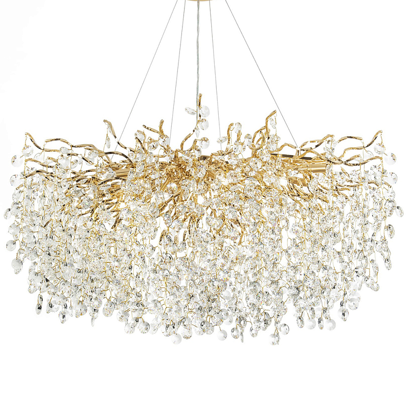        Fairytree Light Gold Chandelier 18     | Loft Concept 