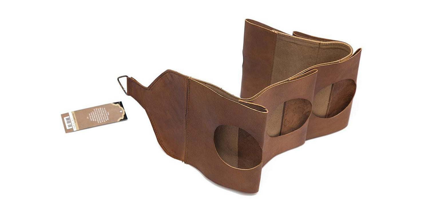 Бутылочница из кожи буйвола - Loft-Concept в Москве