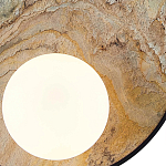 Бра круглое с каменным диском в металлической раме Sandstone Painting варинант исполнения - 3 | Loft Concept в Москве