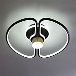 Потолочный светильник черного цвета круглой формы Luke Lampco Tracer Lamp варинант исполнения - 2 | Loft Concept в Москве