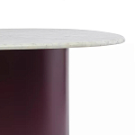 Журнальный столик овальный с мраморной столешницей Decor Showcase варинант исполнения - 3 | Loft Concept в Москве