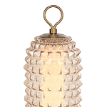 Настольная лампа с факутрным стеклянным плафоном Sonora варинант исполнения - 3 | Loft Concept в Москве