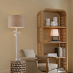 Настольная лампа с фигурным узором и трапециевидным абажуром Сonundrum варинант исполнения - 5 | Loft Concept в Москве