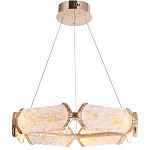 Люстра кольцевая с текстурным природным рисунком IceFlame варинант исполнения - 6 | Loft Concept в Москве