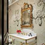 Обои ручная роспись Silk Tree Special Colourway on grey painted Xuan paper варинант исполнения - 2 | Loft Concept в Москве