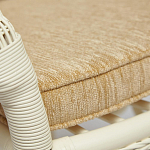 Комплект обеденный из ротанга Eloise grand white варинант исполнения - 12 | Loft Concept в Москве