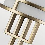 Бра с геометрическим каркасом и матовым белым цилиндрическим плафоном Feiss варинант исполнения - 3 | Loft Concept в Москве