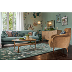 Кресло велюровое горчичного цвета Diaspro Mustard Armchair варинант исполнения - 7 | Loft Concept в Москве