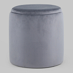 Пуф Alice Poof Grey Серый велюр варинант исполнения - 5 | Loft Concept в Москве